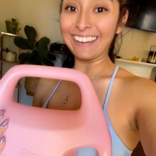 AguaForce customer sharing their workout