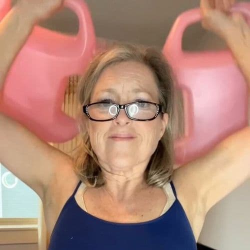 AguaForce customer sharing their workout