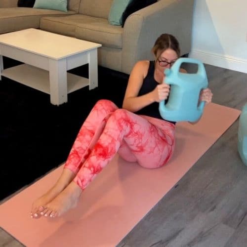 AguaForce customer sharing their workout