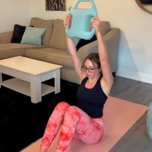 AguaForce customer sharing their workout