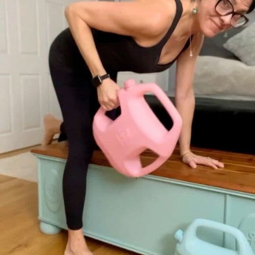 AguaForce customer sharing their workout
