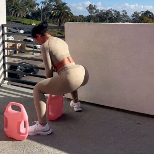 AguaForce customer sharing their workout