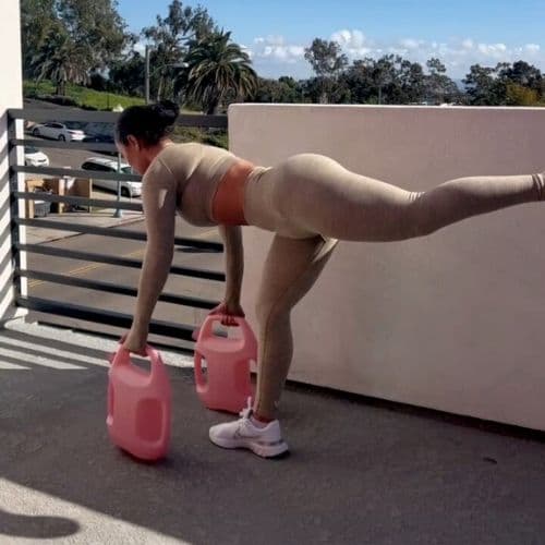 AguaForce customer sharing their workout