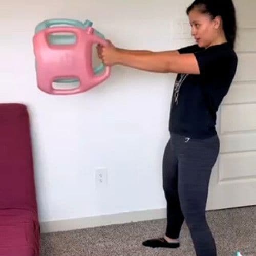 AguaForce customer sharing their workout