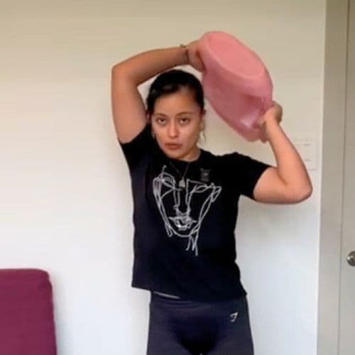 AguaForce customer sharing their workout